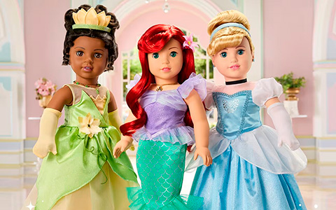 American Girl Disney Princess dolls 2024