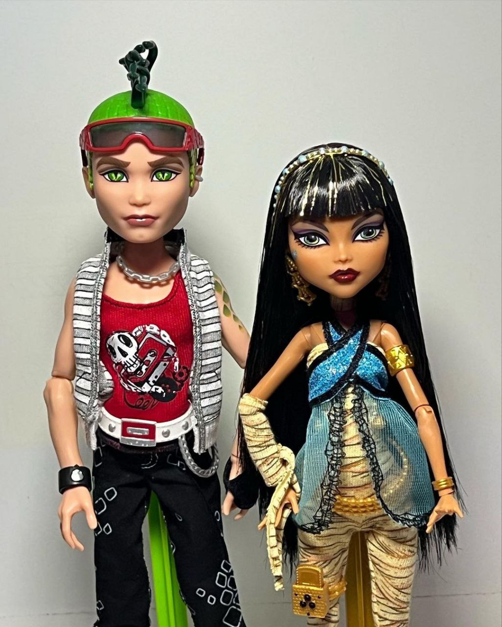 Monster High Creeproduction Cleo de Nile and Deuce 2 pack dolls
