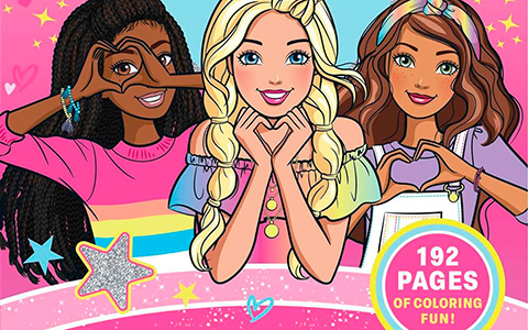 Barbie: Giant Coloring Book 2024