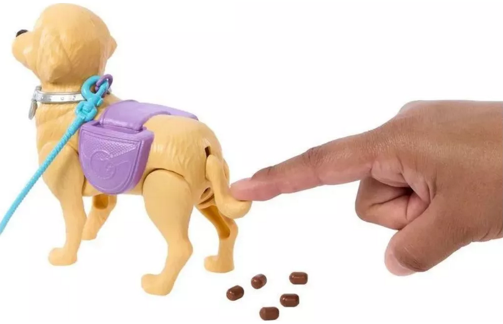 Barbie doll with dog that poops outlet