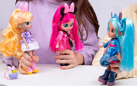 Cry Babies BFF Disney Minnie Mouse, Daisy Duck and Stitch inspired dolls