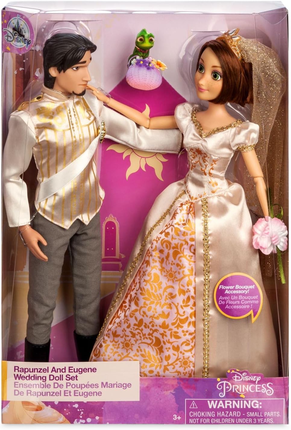 Disney Store new wedding dolls sets Cinderella and Prince Charming Rapunzel and Eugene Tiana and Naveen and Ariel and Eric YouLoveIt