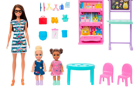 Barbie Preschool Classroom Playset 2024