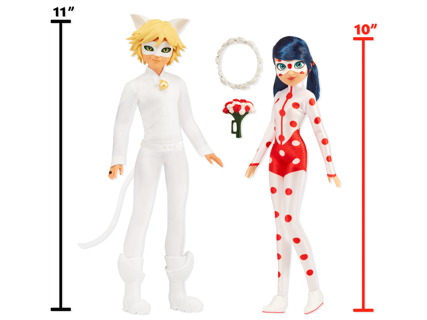 Ladybug and cat noir dolls for sale on sale