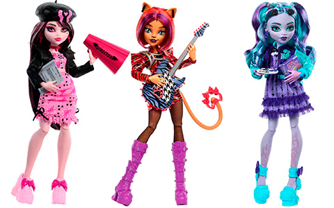Monster High Fearbook dolls 2024