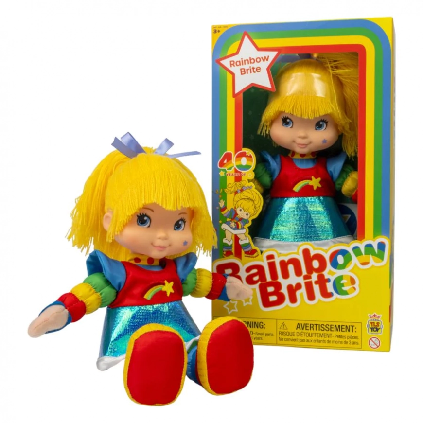 Rainbow Brite 12" Threaded Hair Plush Doll