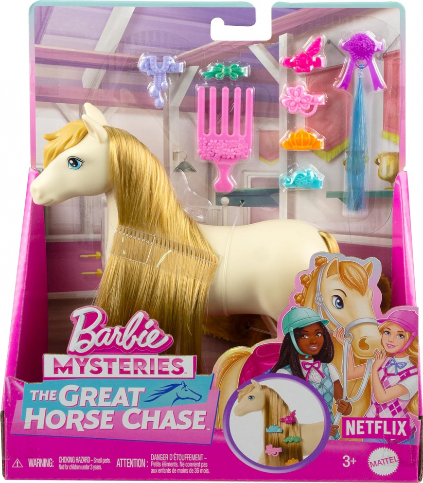 Barbie Mysteries The Great Horse Chase toy horse Tornado