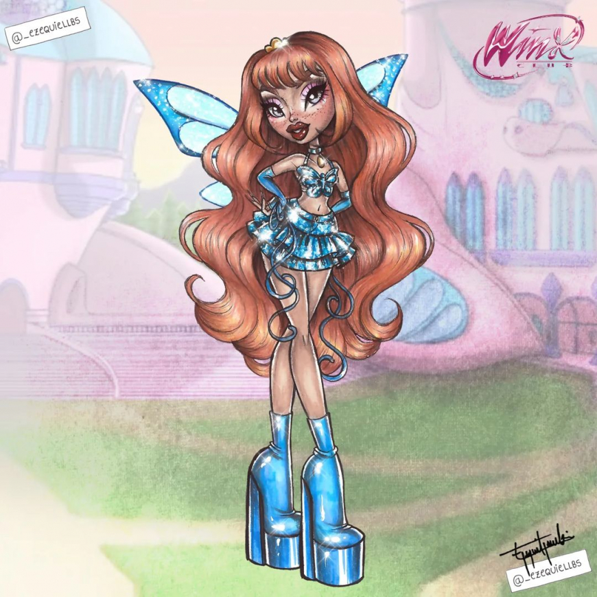 Winx Club fairies from Ezequiel Zacarkim ART