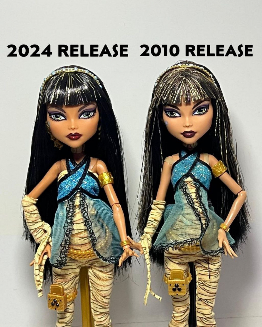 Monster High Creeproduction Cleo de Nile and Deuce Gorgon 2 pack dolls 2024 in real life photo