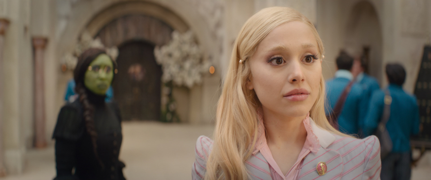 Wicked movie 2024 Ariana Grande as Glinda pictures (screencaps)