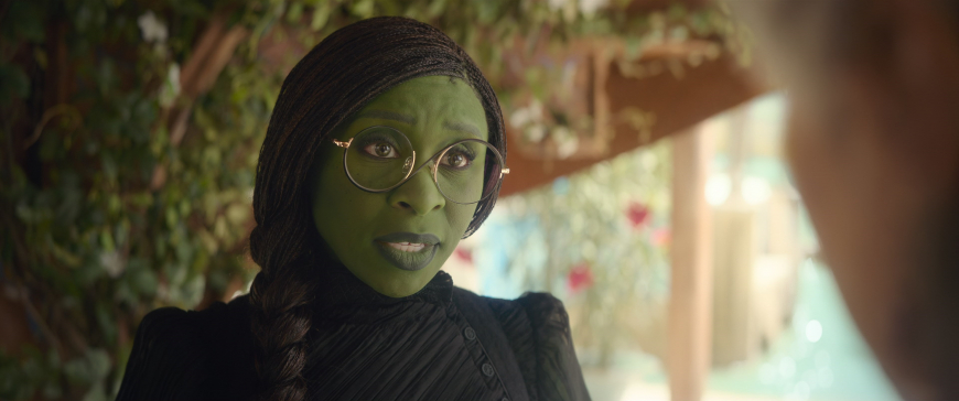 Wicked movie 2024 Cynthia Erivo as Elphaba pictures (screencaps)