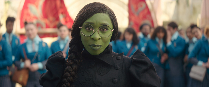 Wicked movie 2024 Cynthia Erivo as Elphaba pictures (screencaps)