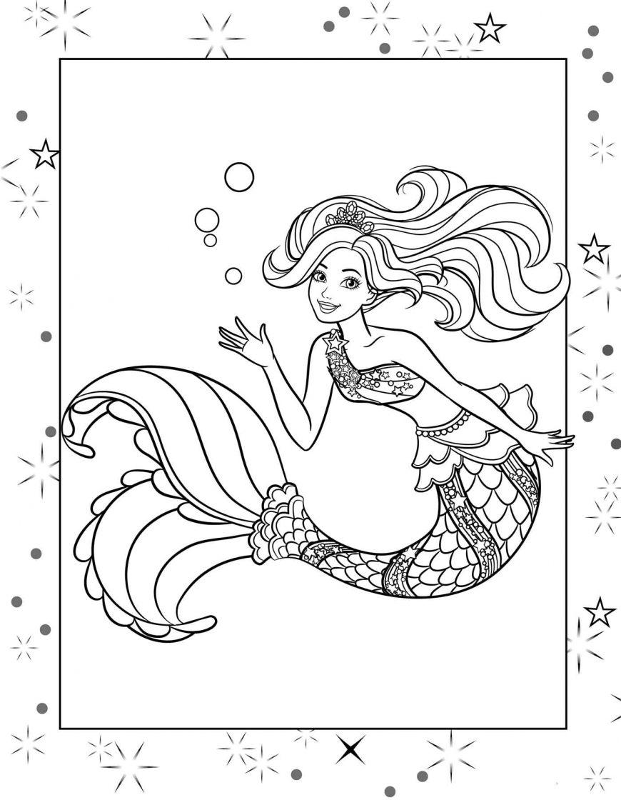 Barbie new coloring pages 2024