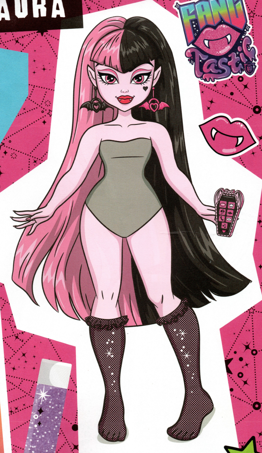 Monster High G3 paper doll