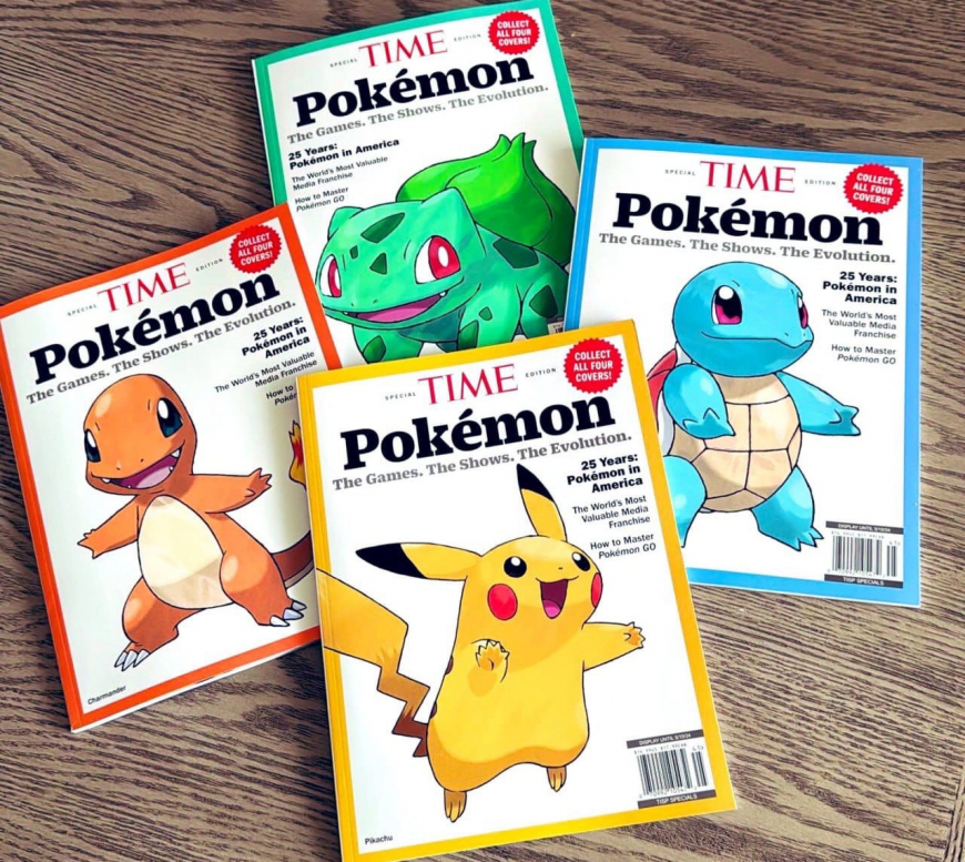 TIME Pokemon magazine 25th anniversary edition