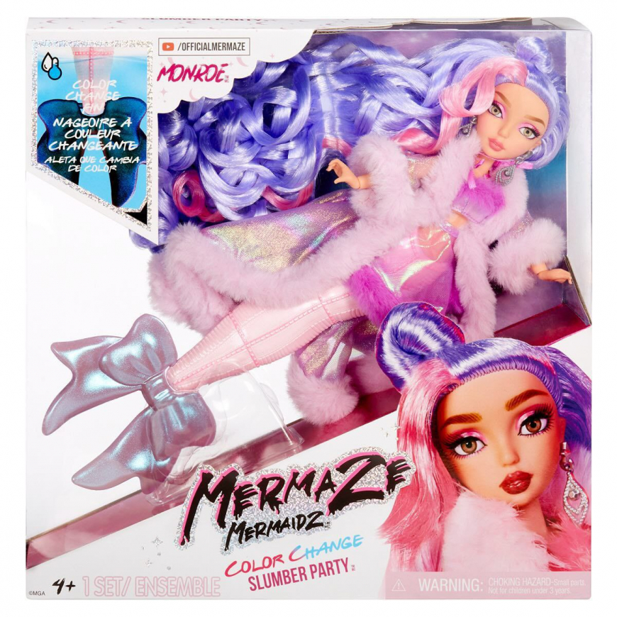 Mermaze Mermaidz Slumber Party Monroe doll