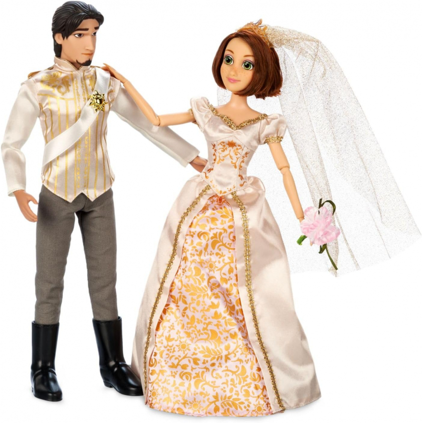 Rapunzel and Eugene Wedding Doll Set 2024