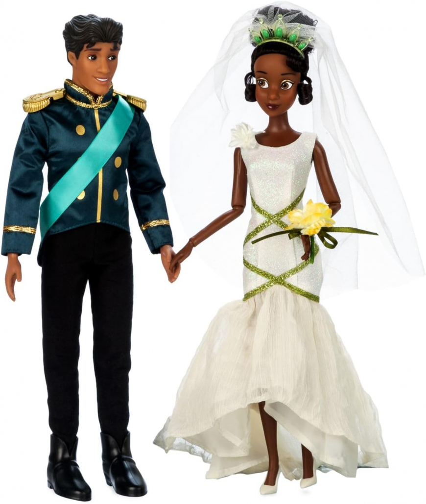 Tiana and Naveen Wedding Doll Set