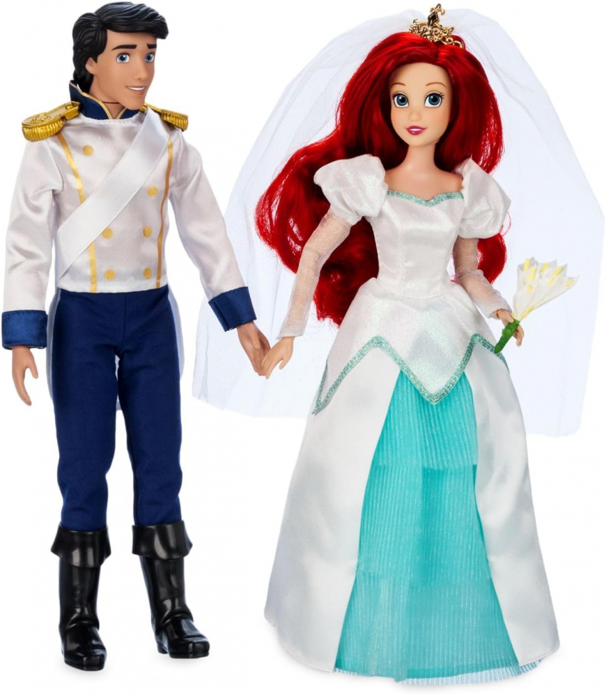 Ariel and Eric Wedding Doll Set
