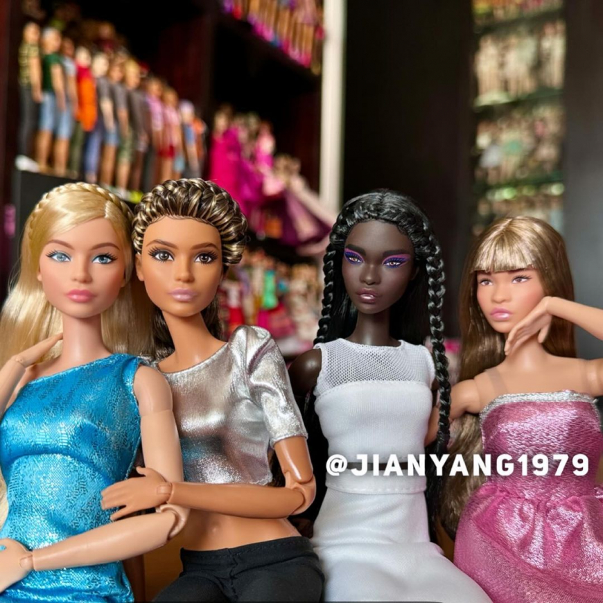 New Barbie Looks 2024 dolls wave 4 in real life photos