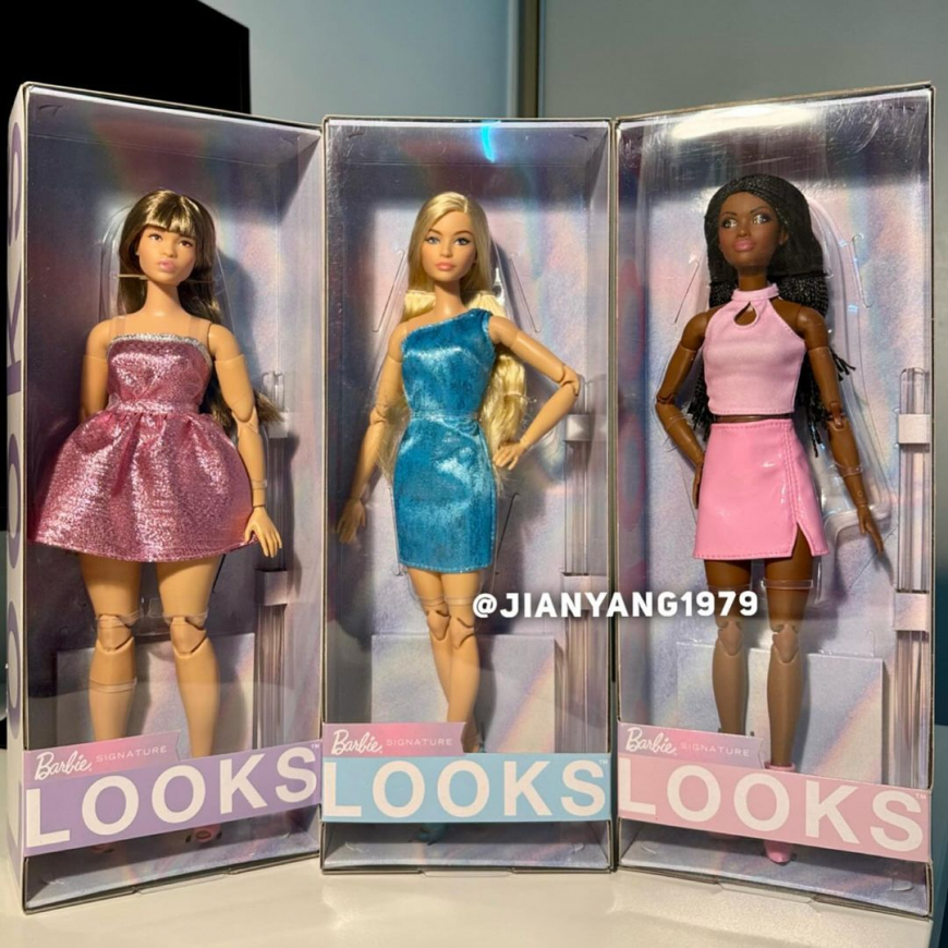 New Barbie Looks 2024 dolls wave 4 in real life photos