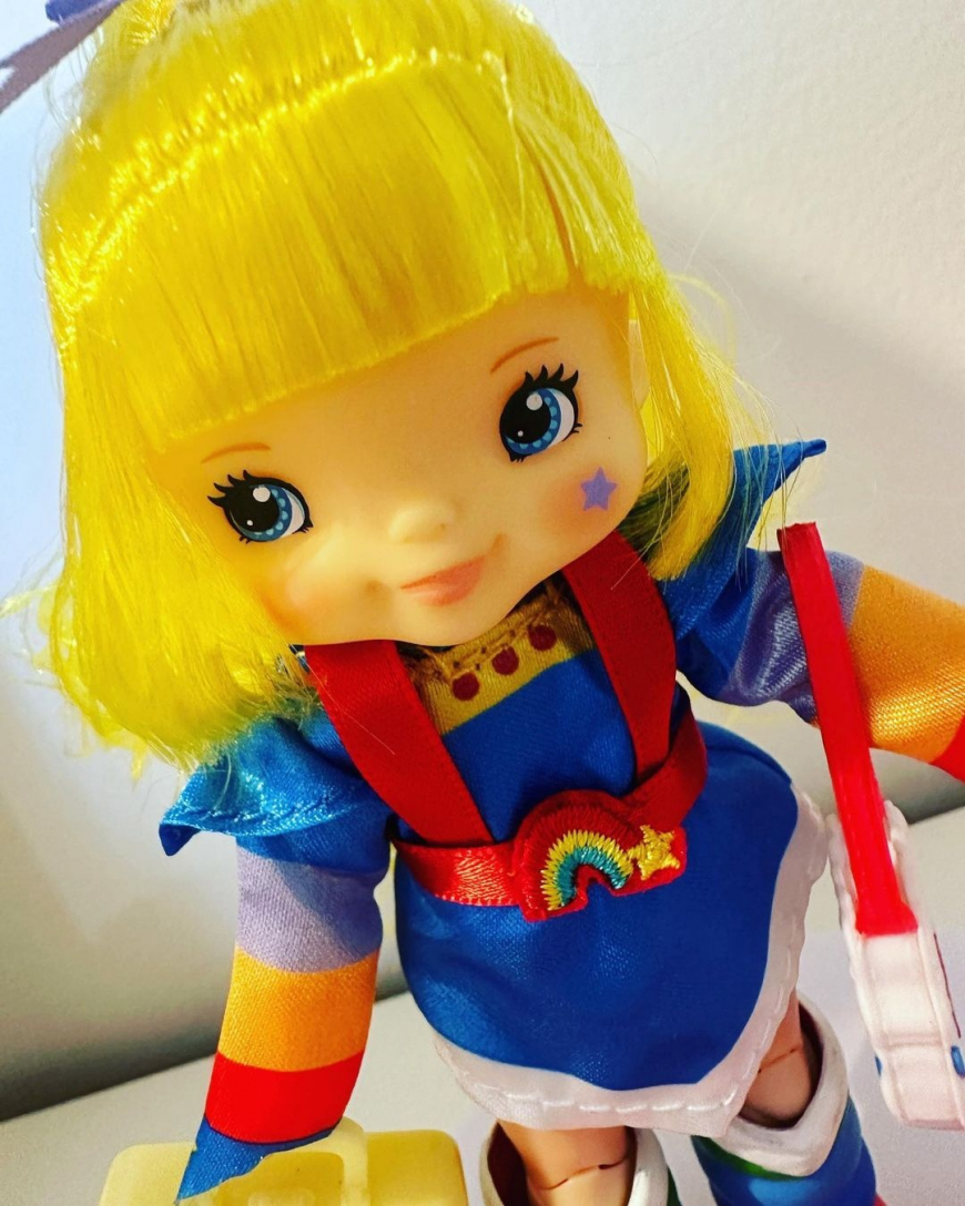 New Rainbow Brite doll in real life photo