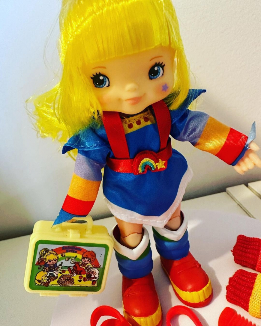New Rainbow Brite doll in real life photo