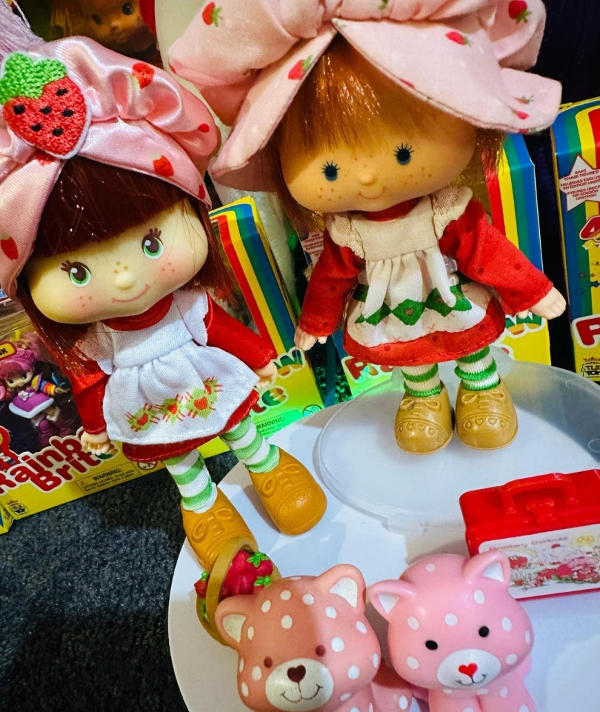 New Strawberry Shortcake fashion doll 2024 in real life photo