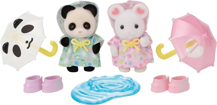 Calico Critters Nursery Friends - Rainy Day Duo