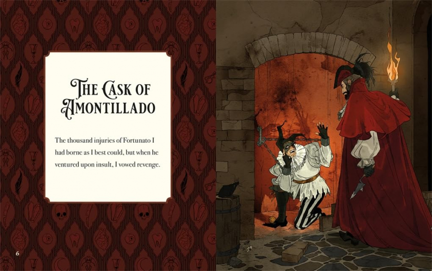 Sticker Jigsaw: The Edgar Allan Poe Collection book with illustrations by Abigail Larson