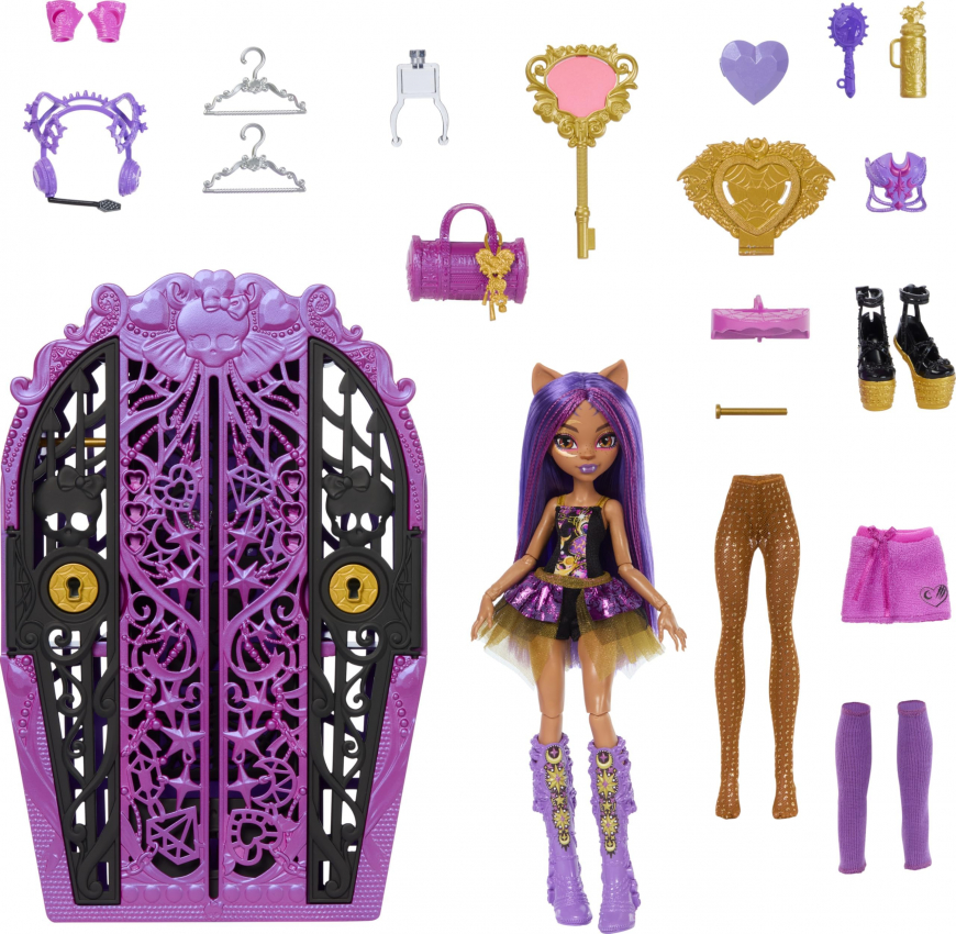 Monster High Skulltimate Secrets series 4 Monster Mysteries Clawdeen Wolf doll