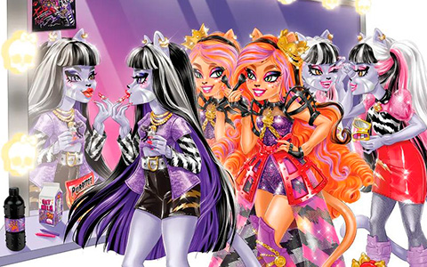 Official Monster High Hissfits art from Darko Dordevic