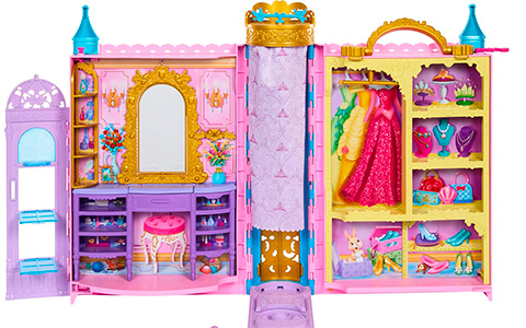 Mattel Disney Princess Closet Playset