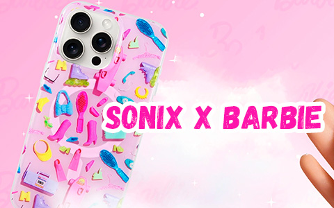 Barbie x Sonix 2024 accessories for iPhone