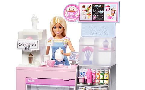 Barbie Coffee Shop 2024 playset with doll
