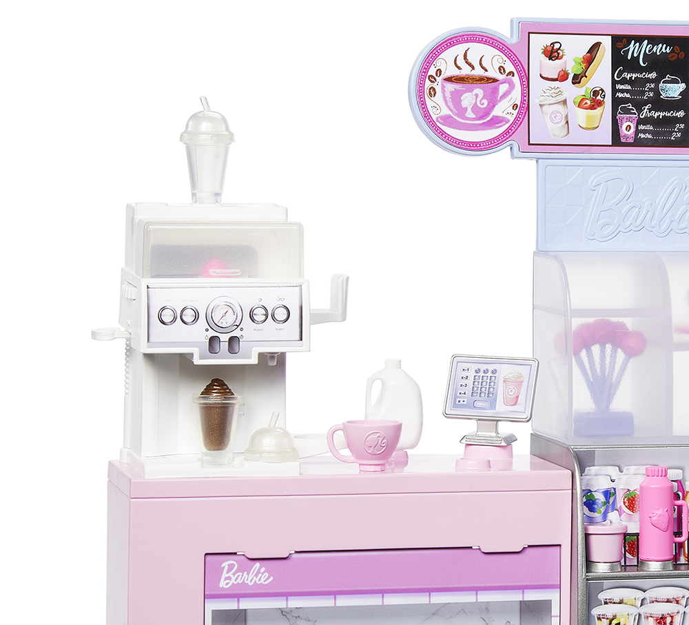 Barbie Coffee Shop 2024 playset with doll YouLoveIt