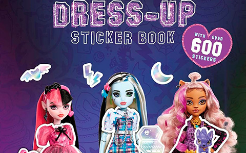 Monster High: Dress-Up Sticker Book 2024