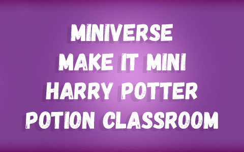 Miniverse Make It Mini Harry Potter Potion Classroom