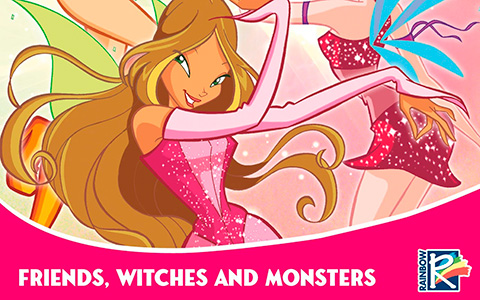 Winx Club Vol. 2 comics books: Friends, Monsters, and Witches!