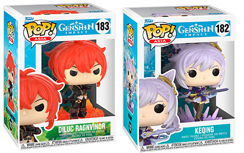 New Genshin Impact Funko Pop Diluc, Keqing and Hilichurl figures