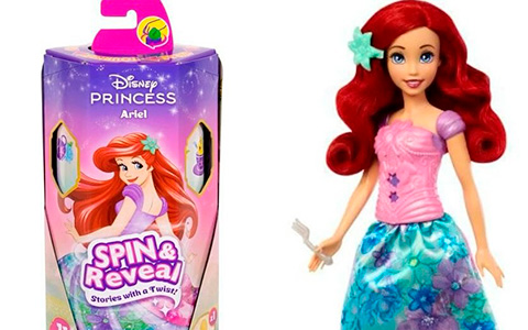 Disney Princess Spin and Reveal dolls from Mattel