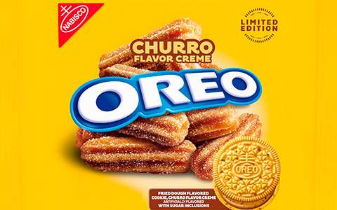 Churro Creme flavor Oreo Limited Edition cookies