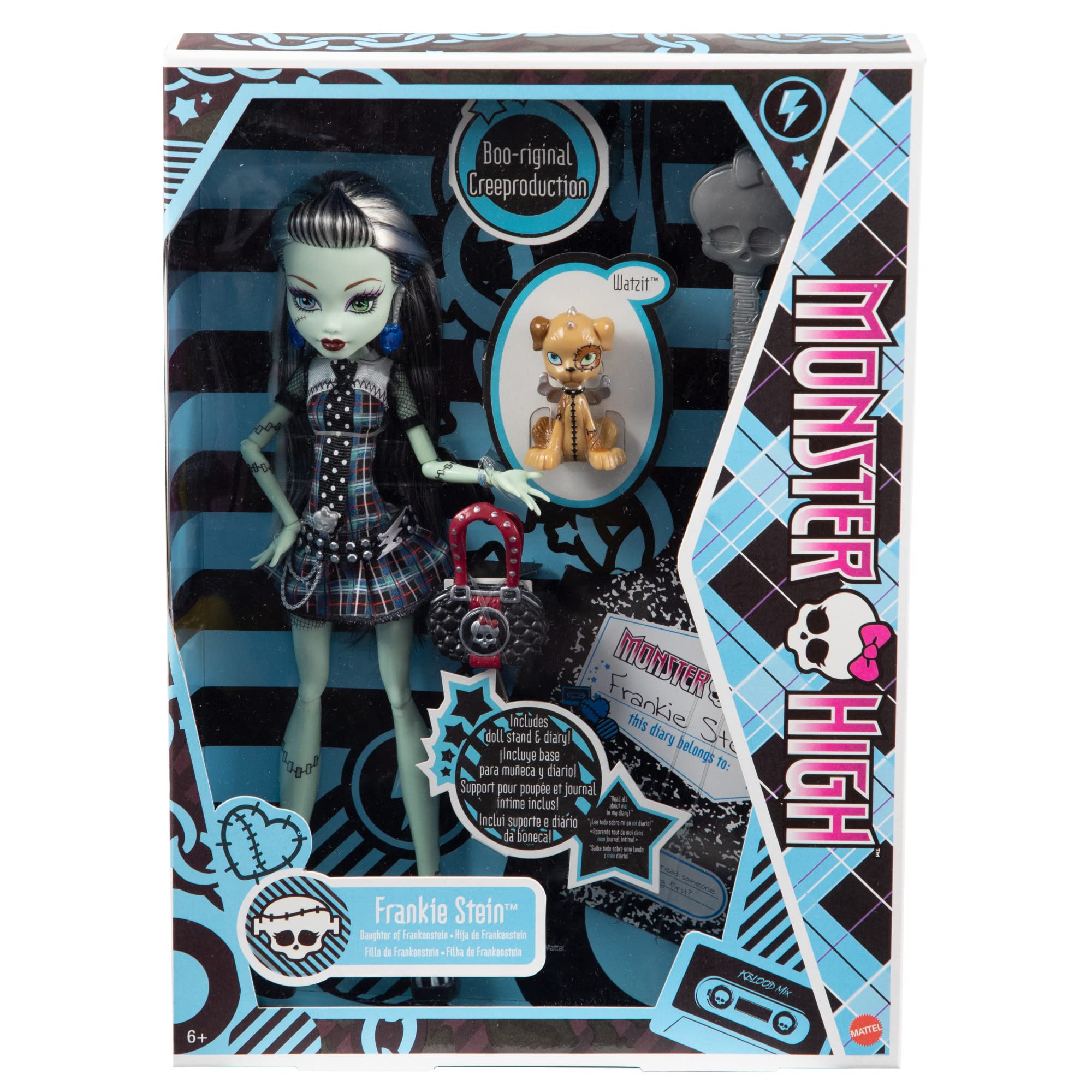 Monster High Creeproduction dolls 2024 Draculaura, Clawdeen Wolf, Lagoona Blue and Frankie