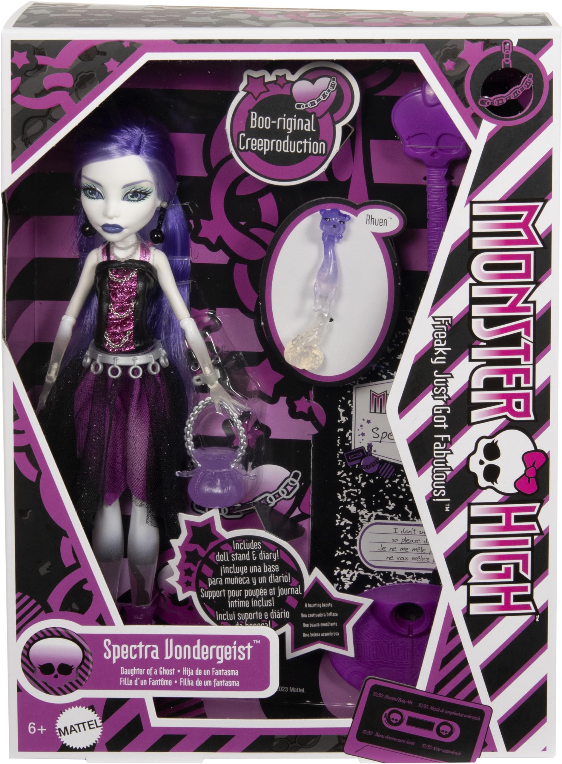 Monster High Creeproduction wave 2 dolls 2024 Spectra Vondergeist, Abbey Bominable and Ghoulia