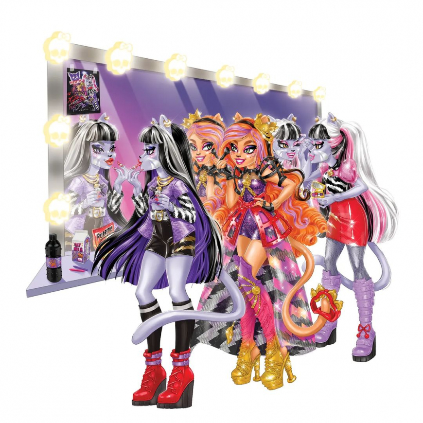 Official Monster High Hissfits art from Darko Dordevic