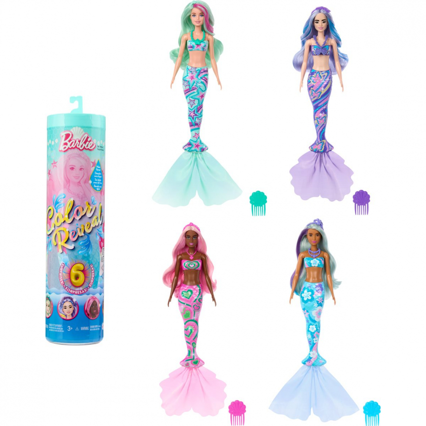 Barbie Color Reveal Deep Sea Mermaid Series 2024