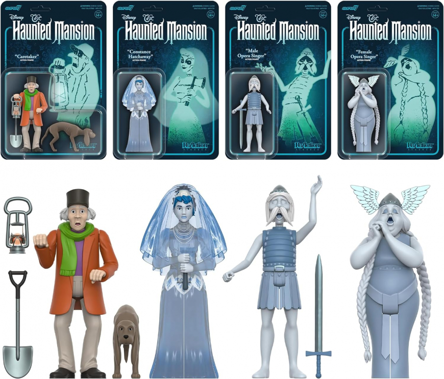 Super7 Disney Haunted Mansion Characters figures