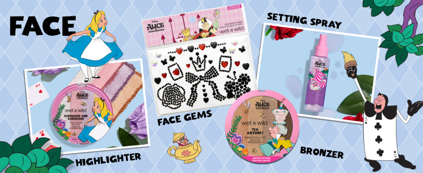 Wet n Wild Alice in Wonderland Limited Edition box