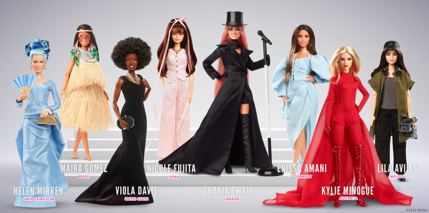 Barbie role model dolls 2024