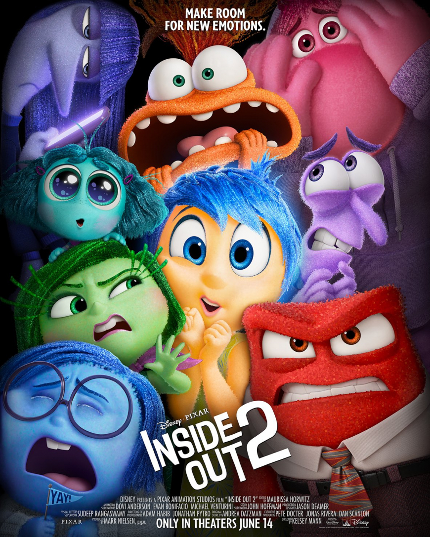 Inside Out 2 new poster with new emotions